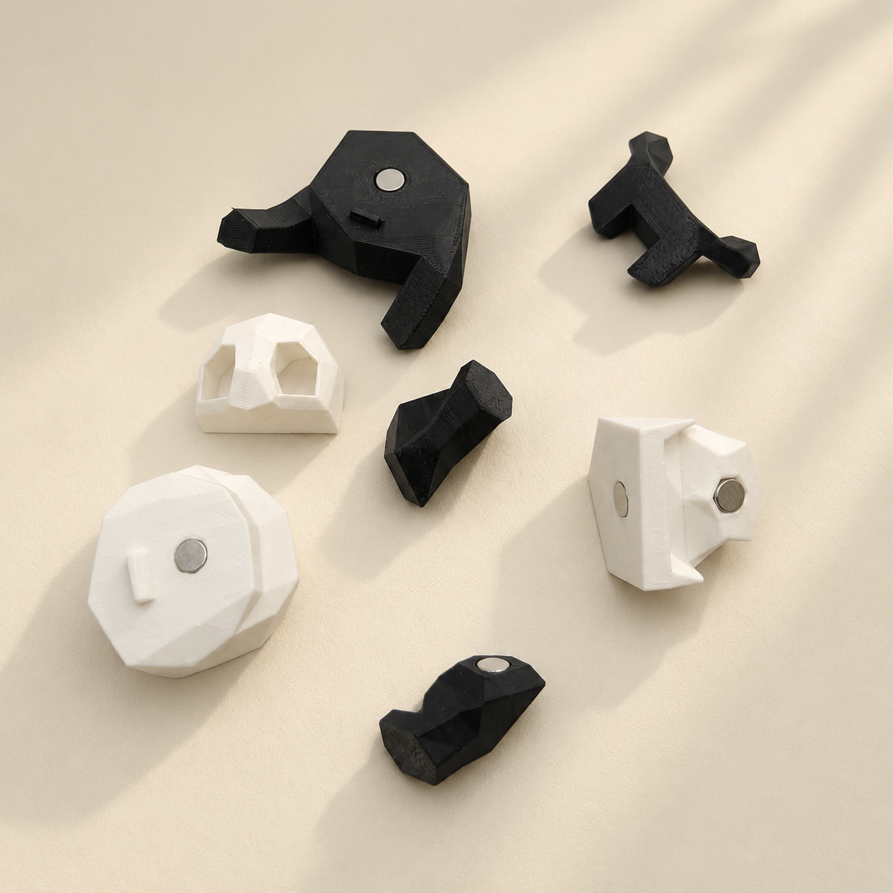 3D Magnetic Panda Puzzle Toy | Reusable STEM Educational Building Kit