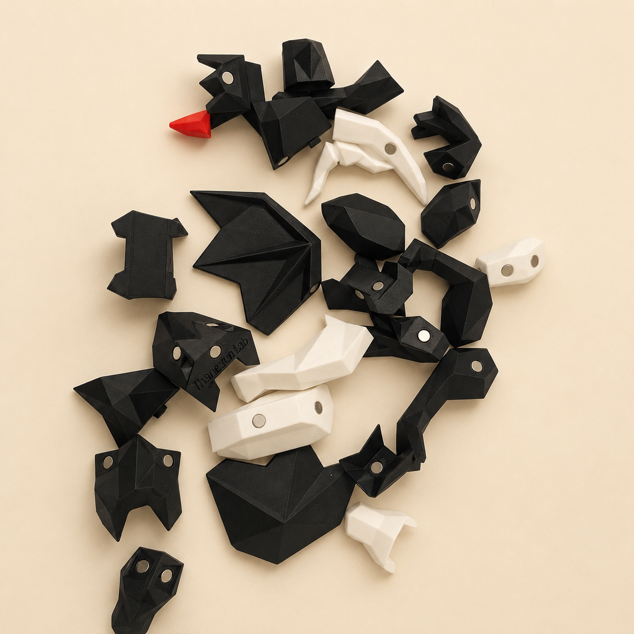 Magnetic Dragon Building Block Toy | 3D Geometric Puzzle Gift