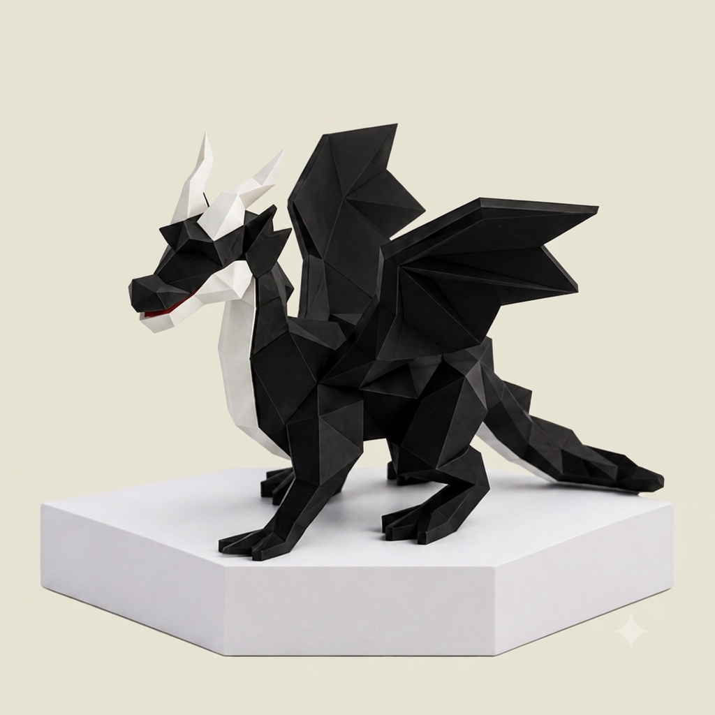 Magnetic Dragon Building Block Toy | 3D Geometric Puzzle Gift