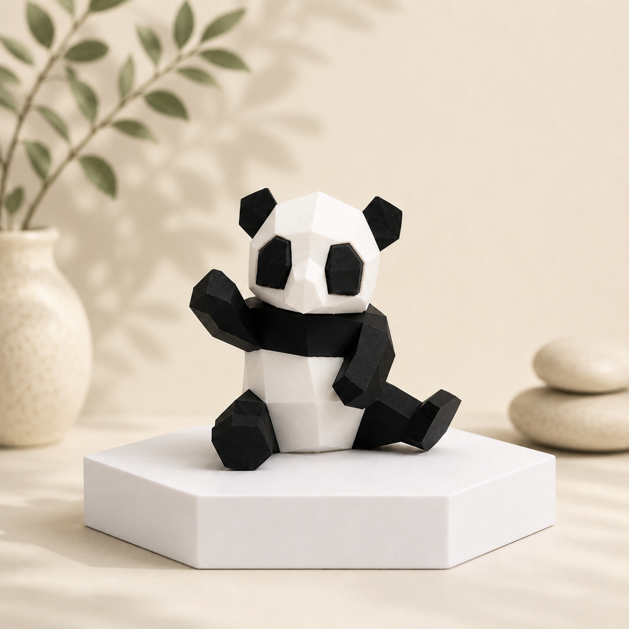 3D Magnetic Panda Puzzle Toy | Reusable STEM Educational Building Kit